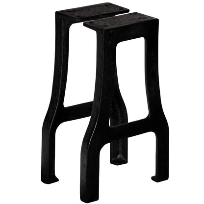 Gambe per Panca 2 pz a Forma di A in Ghisa