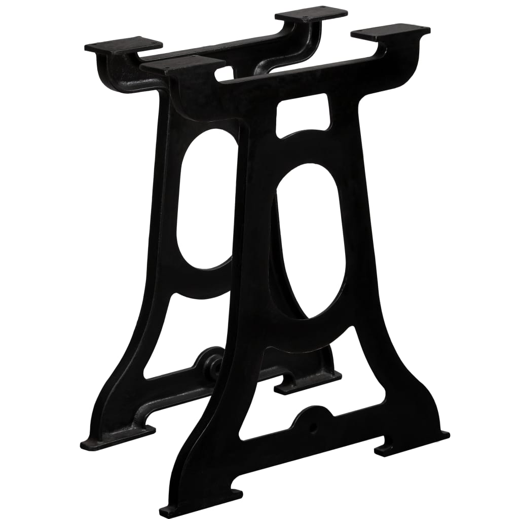 Gambe per Tavolo da Pranzo 2 pz a Forma di Y in Ghisa