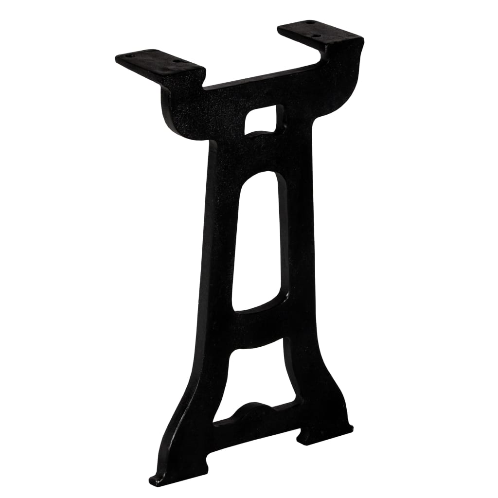 Gambe per Panca 2 pz a Forma di Y in Ghisa