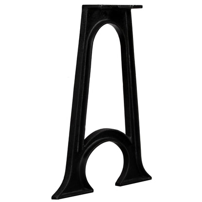 Gambe per Tavolo da Pranzo 2pz Base ad Arco Forma di A in Ghisa