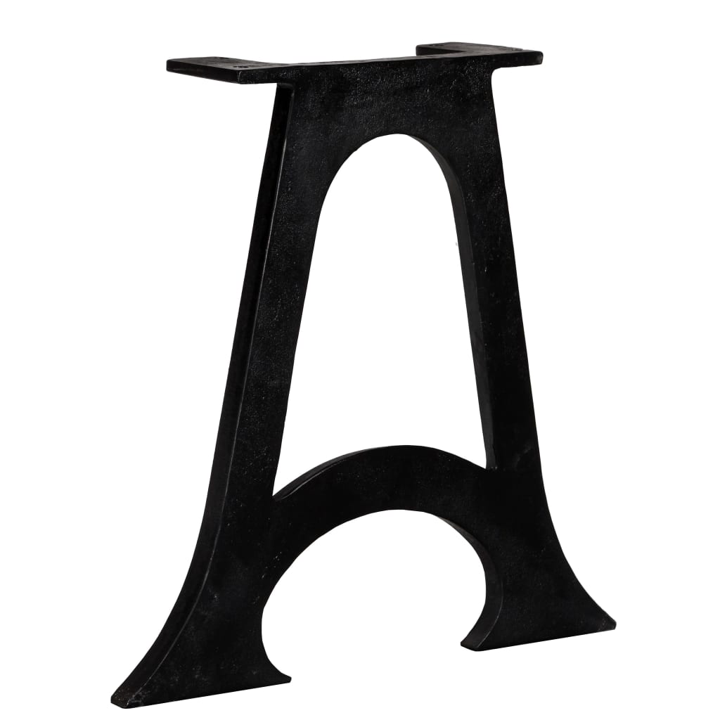 Gambe per Tavolino da CaffÃ¨ 2 pz Base ad Arco Forma di A Ghisa