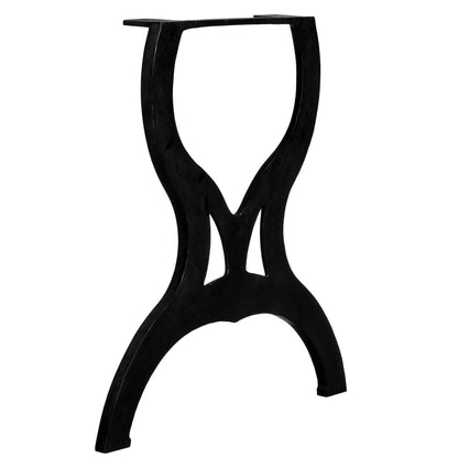 Gambe per Tavolo da Pranzo 2 pz a Forma di X in Ghisa