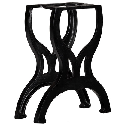 Gambe per Panca 2 pz a Forma di X in Ghisa