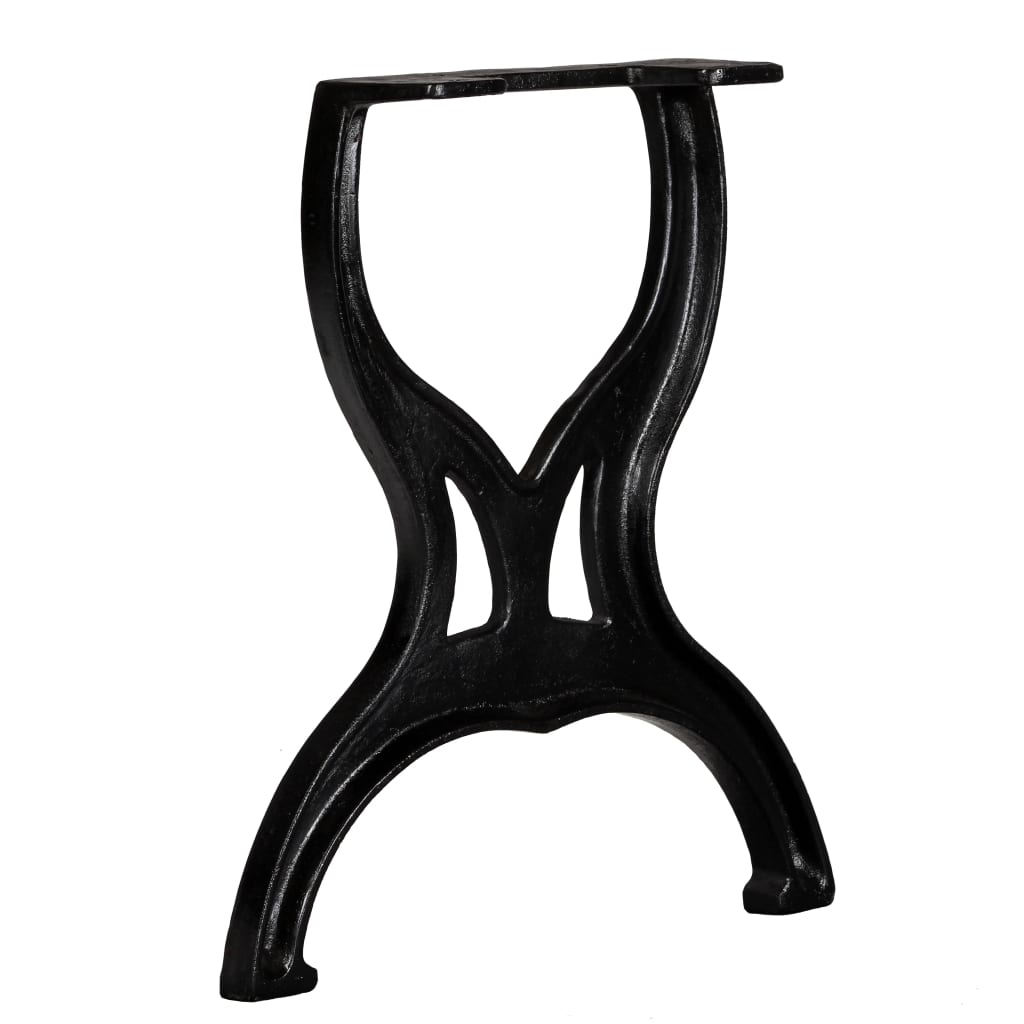 Gambe per Panca 2 pz a Forma di X in Ghisa