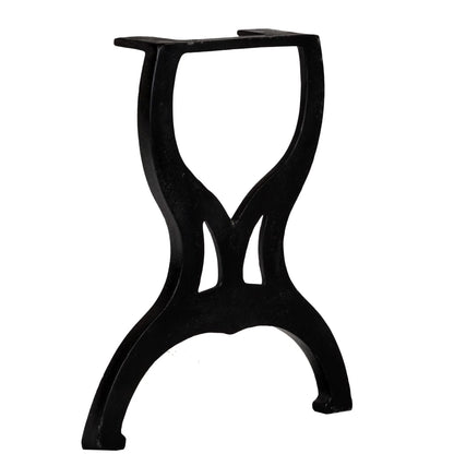 Gambe per Panca 2 pz a Forma di X in Ghisa