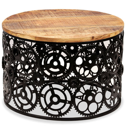 Tavolino da Salotto in Legno Massello di Mango 60x40 cm