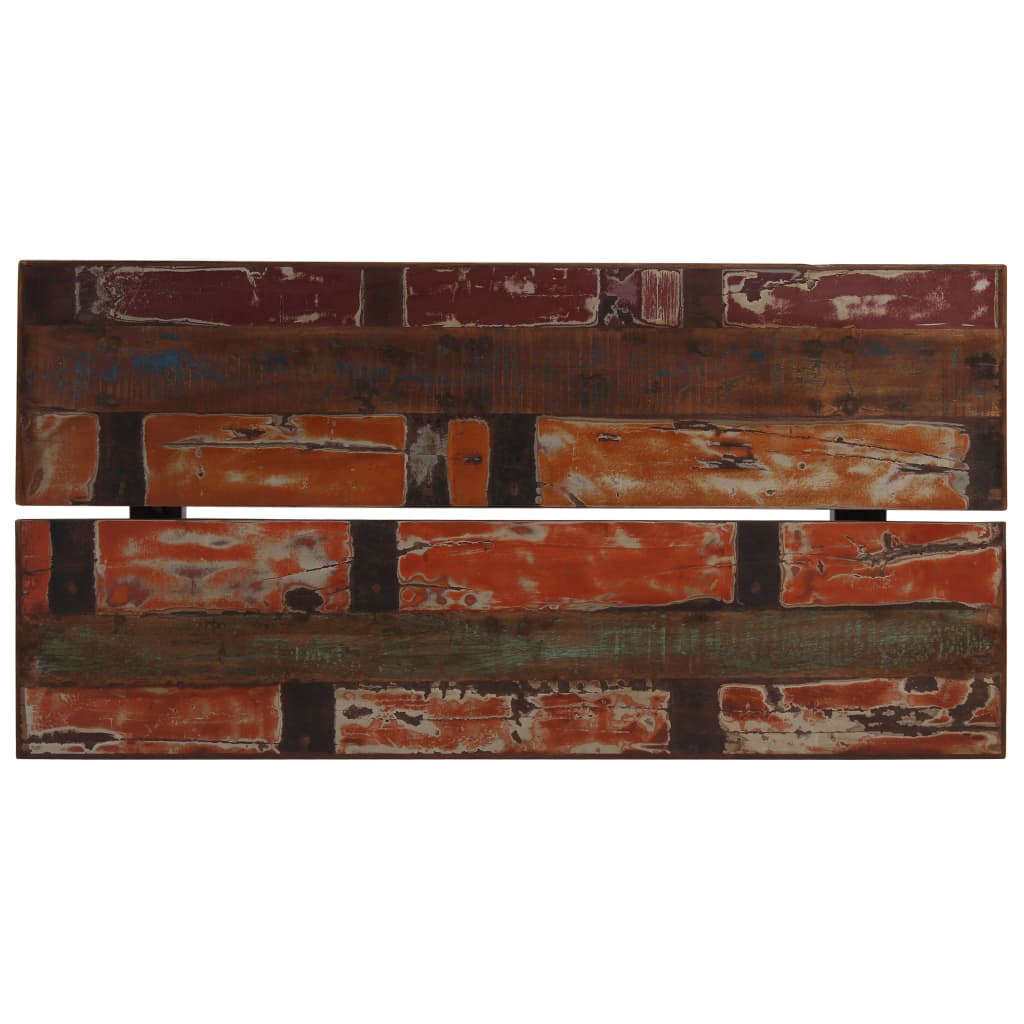 Tavolo da Bar in Massello di Recupero Multicolore 150x70x107 cm
