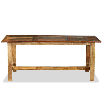 Tavolo da Pranzo in Legno Massello di Recupero 180 cm