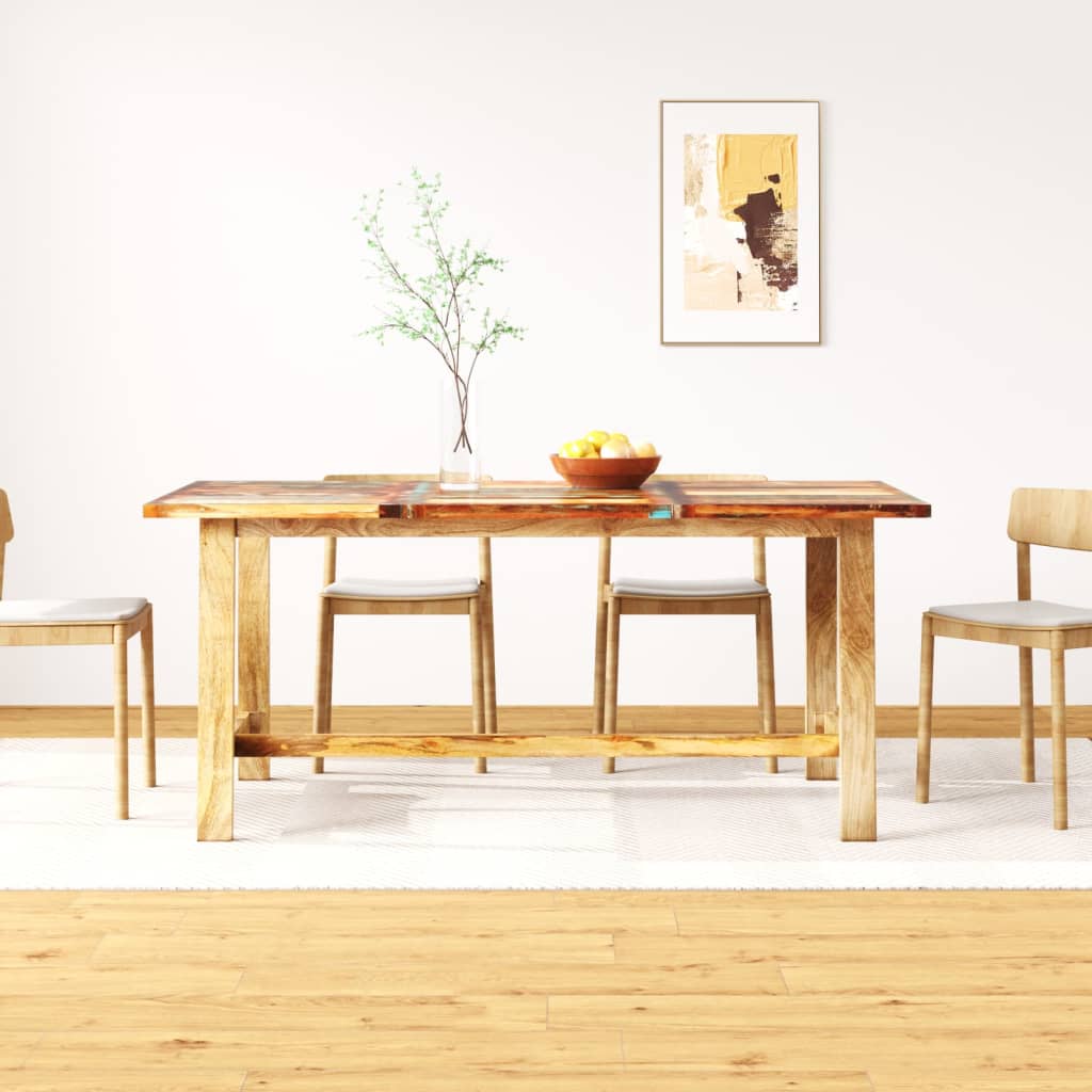 Tavolo da Pranzo in Legno Massello di Recupero 180 cm