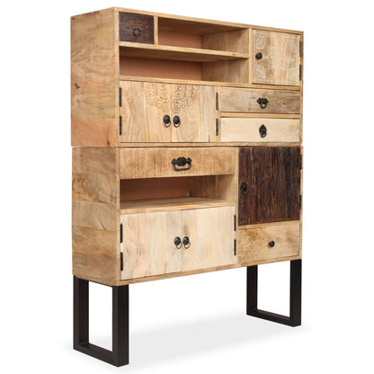 Credenza in Legno Massello di Mango 100x30x130 cm