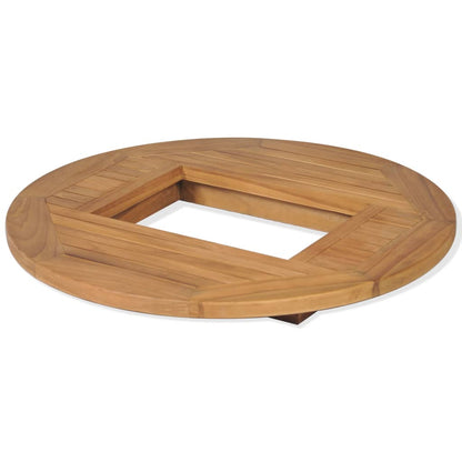 Piano Tavolo per Cassa di Birra in Legno di Teak 70 cm