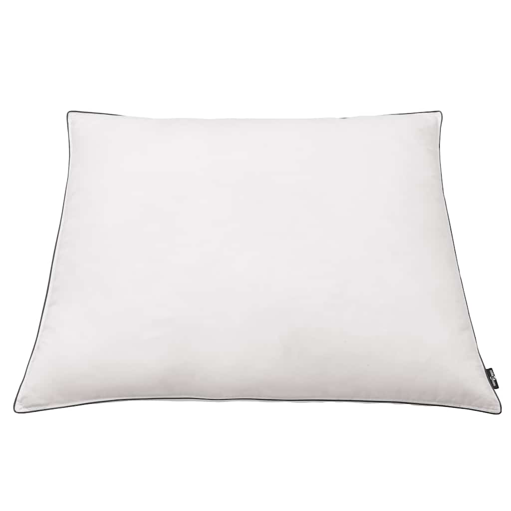 Cuscini 2 pz Imbottitura Leggera Mix di Piume 80x80 cm Bianchi