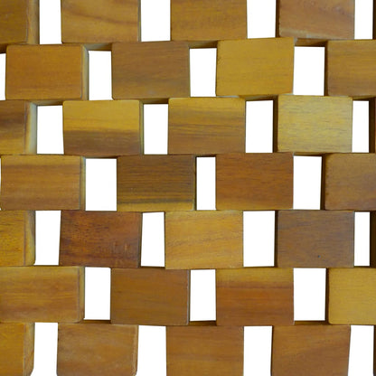 Tappetino da Bagno in Legno di Acacia 80x50 cm a Mosaico