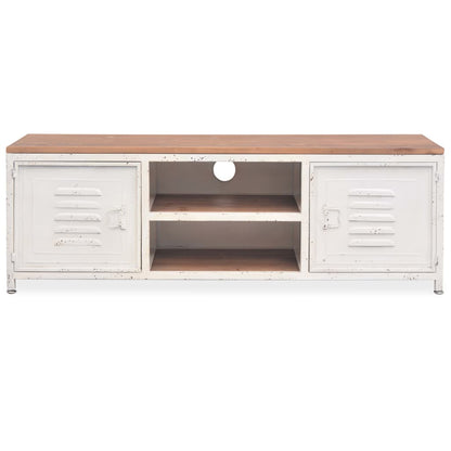 Mobile TV 120x30x40 cm Bianco
