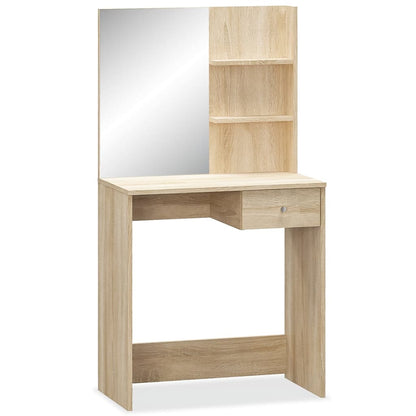 Toeletta in Legno Multistrato 75x40x141 cm Rovere