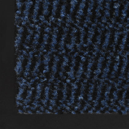 Tappeto Antipolvere Trapuntato Rettangolare 40x60cm Blu