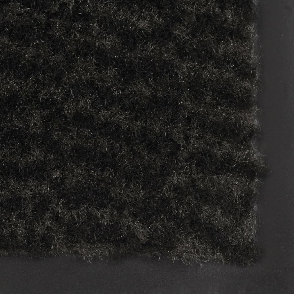 Tappeto Antipolvere Trapuntato Rettangolare 120x180cm Nero