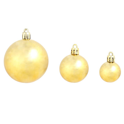 Set Palline di Natale 100 pz 3/4/6 cm Oro