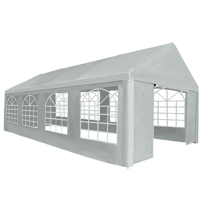 Tessuto per tenda senza struttura Grigio 8 x 4 m PE