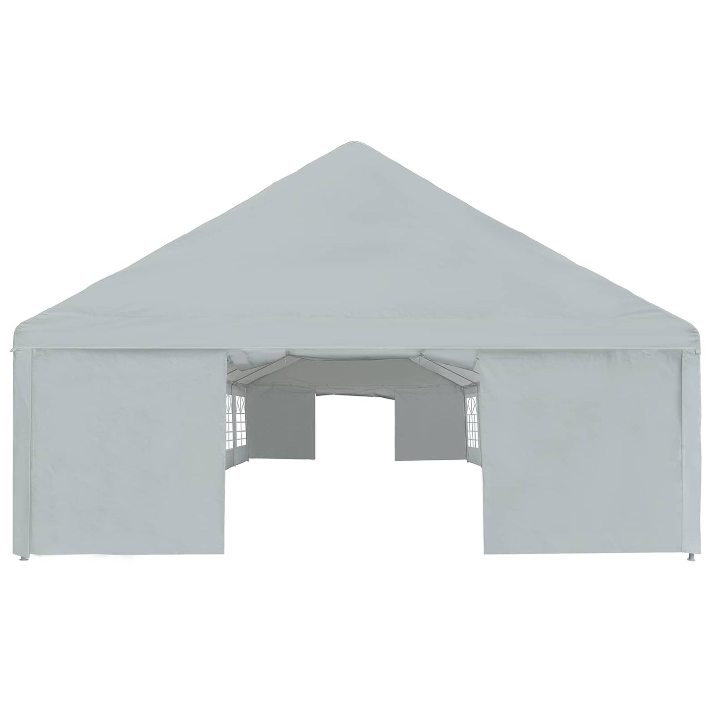 Tessuto per tenda senza struttura Grigio 12 x 6 m PE