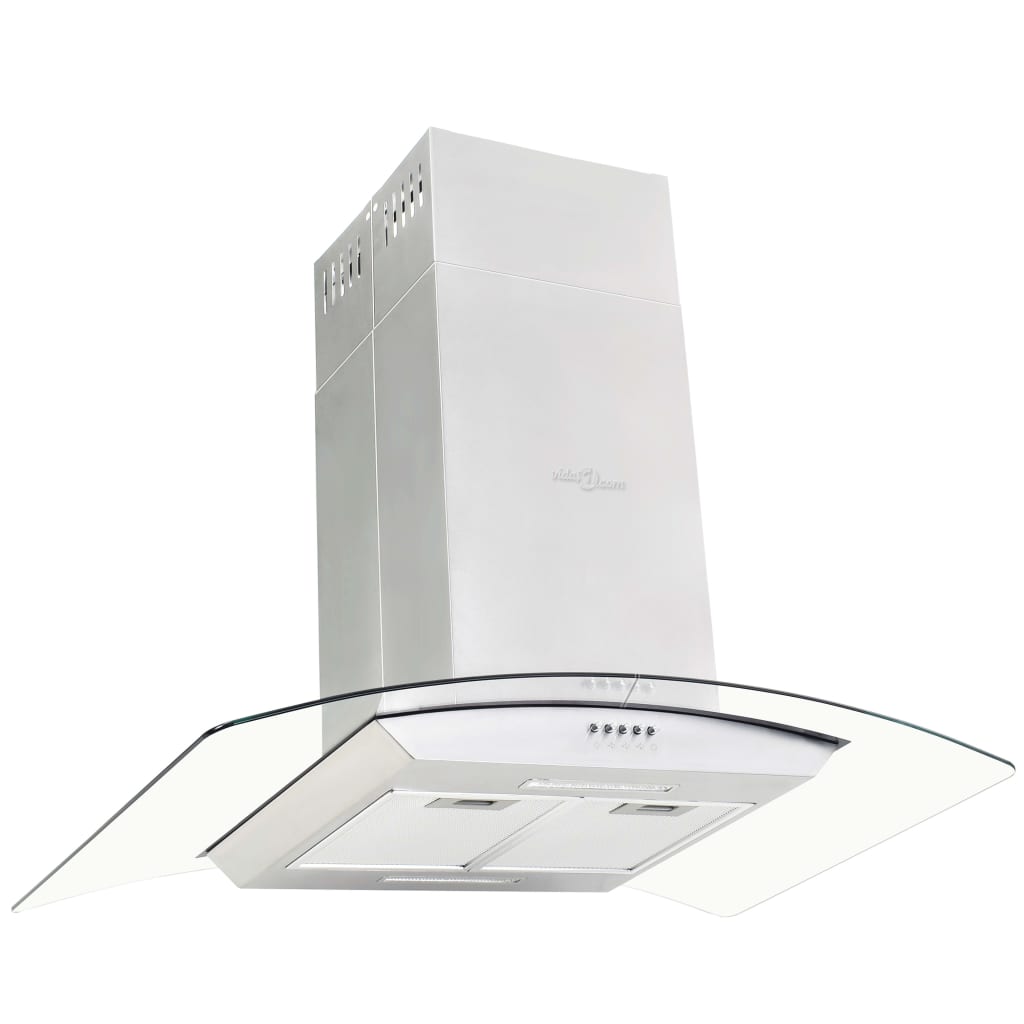 Cappa a Isola 90 cm in Acciaio Inossidabile 756 mÂ³/h LED