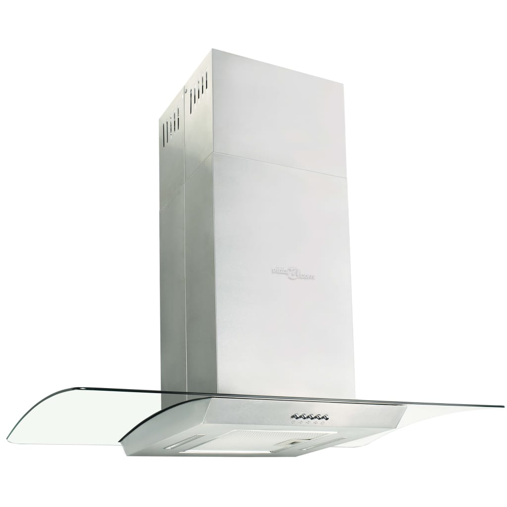 Cappa a Isola 90 cm Acciaio Inossidabile 756 mÂ³/h LED