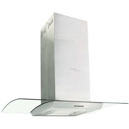 Cappa a Isola 90 cm Acciaio Inossidabile 756 mÂ³/h LED