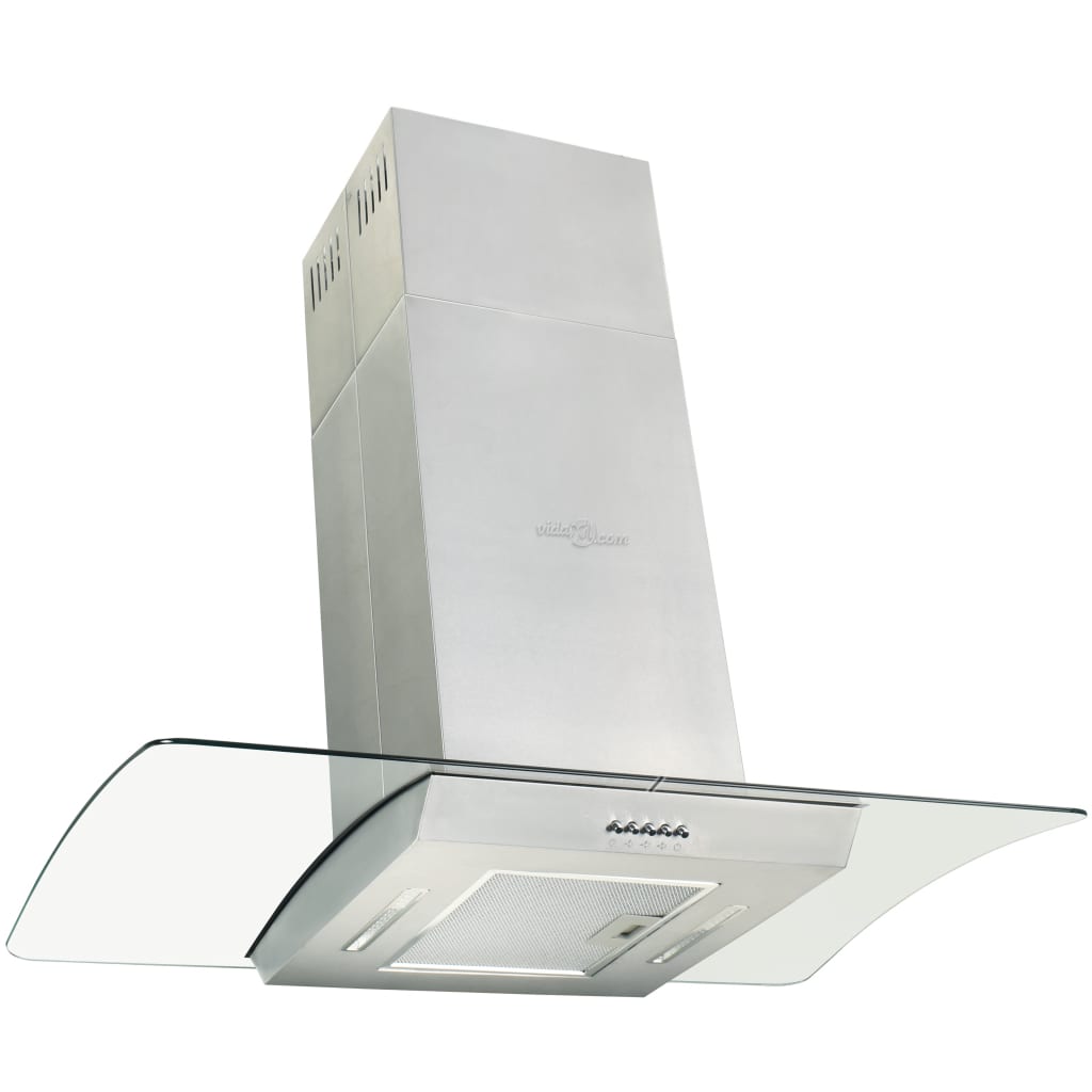 Cappa a Isola 90 cm Acciaio Inossidabile 756 mÂ³/h LED