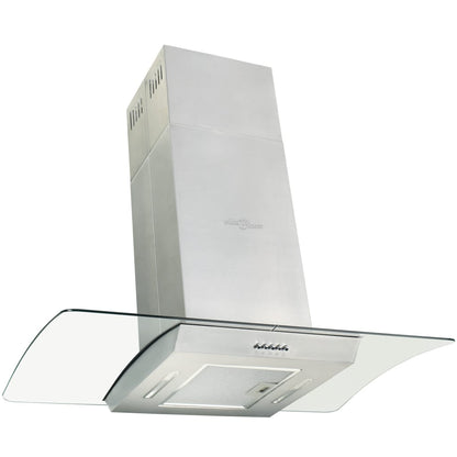 Cappa a Isola 90 cm Acciaio Inossidabile 756 mÂ³/h LED