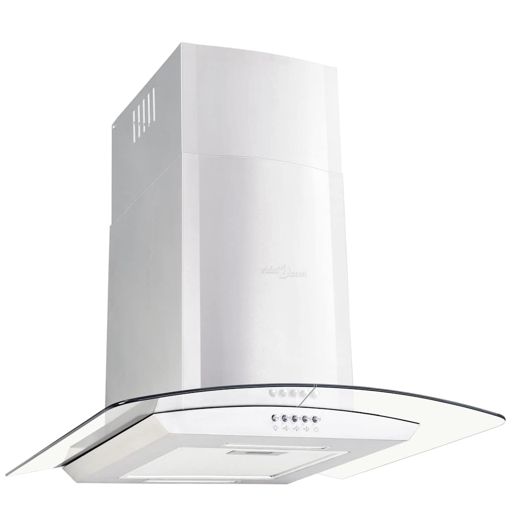 Cappa Aspirante a Muro 60 cm Acciaio Inossidabile 756 mÂ³/h LED