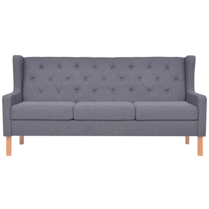 Set Divani 2 pz in Tessuto Grigio