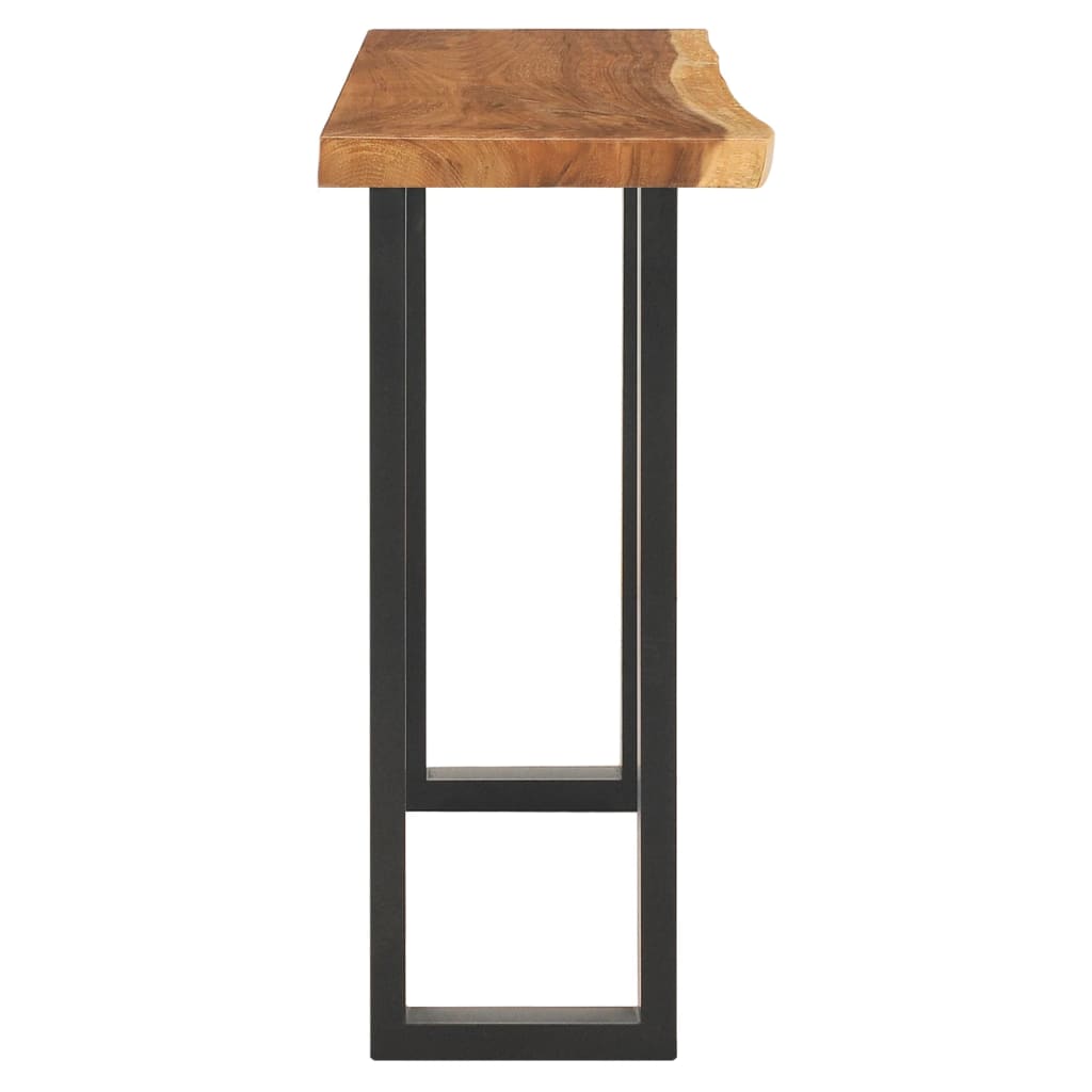 Tavolo Consolle in Legno Massello di Suar 110x35x75 cm