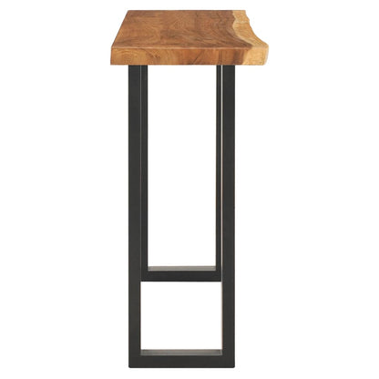 Tavolo Consolle in Legno Massello di Suar 110x35x75 cm