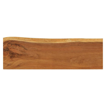Tavolo Consolle in Legno Massello di Suar 110x35x75 cm