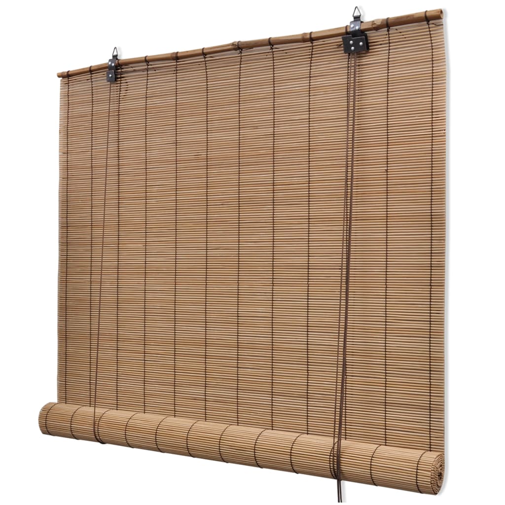 Tenda Avvolgibile in BambÃƒÂ¹ 150x160 cm Marrone