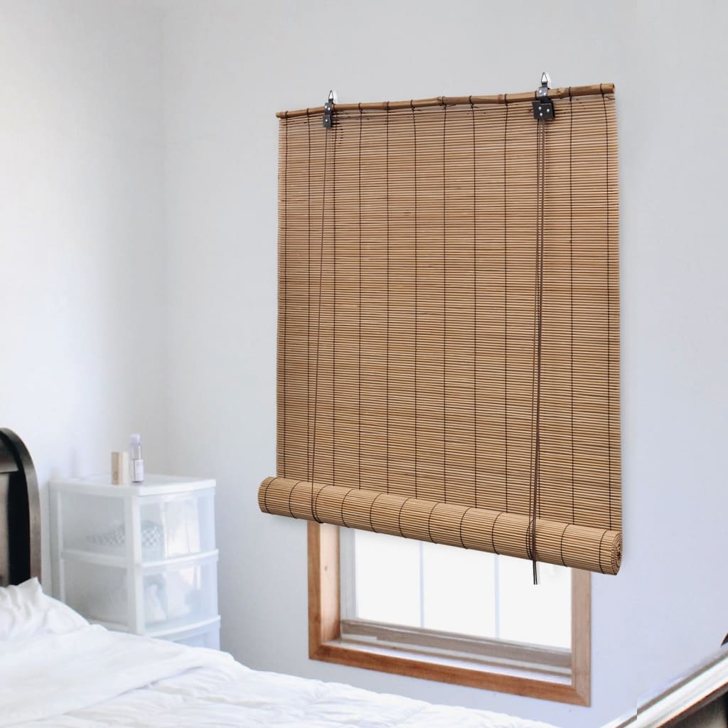 Tenda Avvolgibile in BambÃ¹ 80x220 cm Marrone