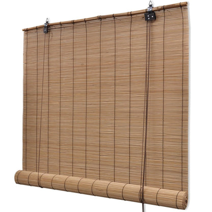 Tenda Avvolgibile in BambÃƒÂ¹ 140x220 cm Marrone