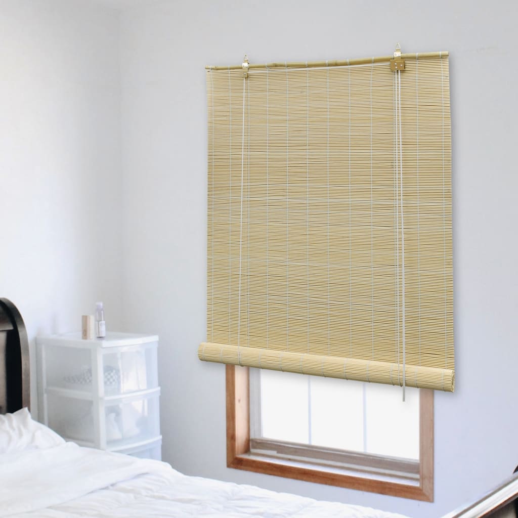 Tenda Avvolgibile in BambÃ¹ 80x220 cm Naturale