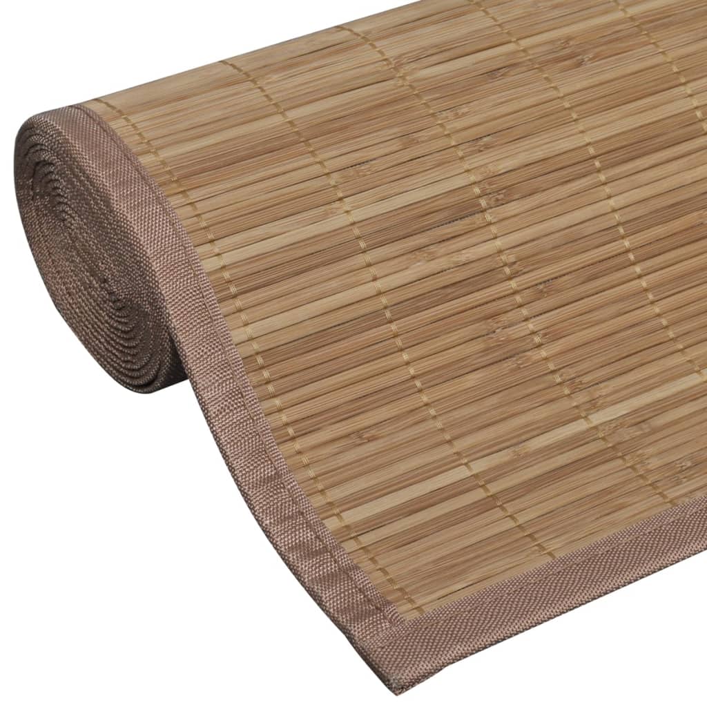 Tappeto in BambÃ¹ 100x160 cm Marrone