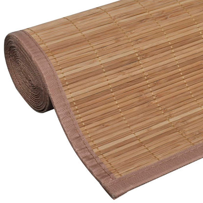 Tappeto in BambÃ¹ 100x160 cm Marrone