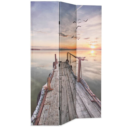 Paravento Pieghevole 120x170 cm Stampa Lago