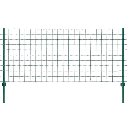 Recinzione Euro 20x1 m in Acciaio Verde