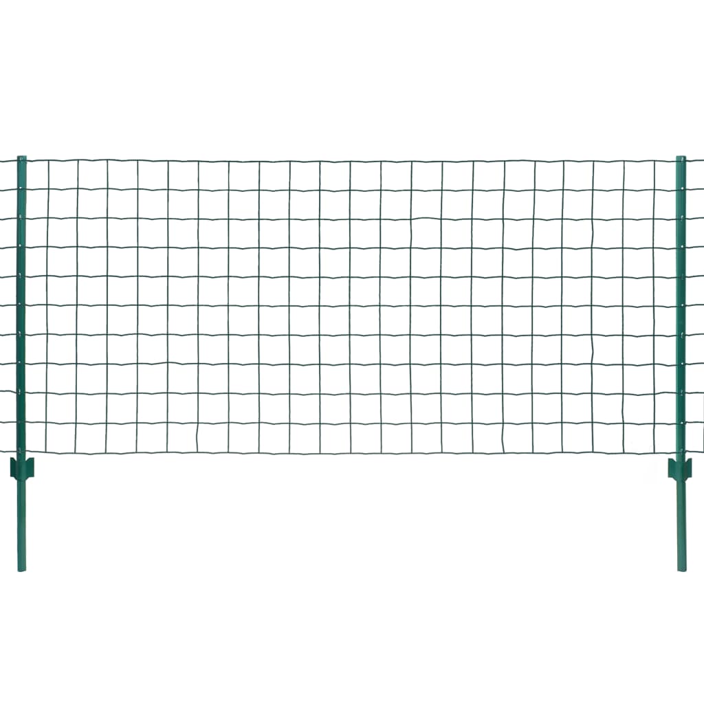 Set Recinzione Euro 20x1,2 m in Acciaio Verde