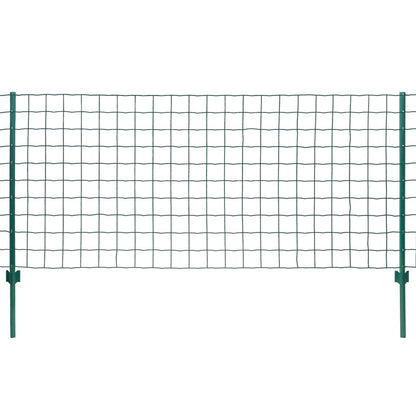 Set Recinzione Euro 20x1,2 m in Acciaio Verde