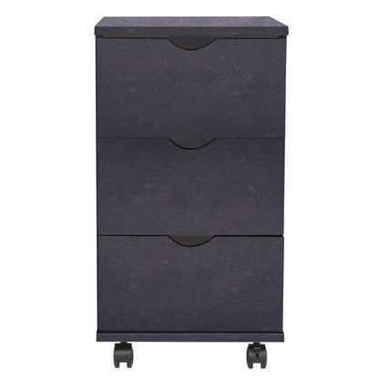 Cassettiera 33x45x60 cm Nera