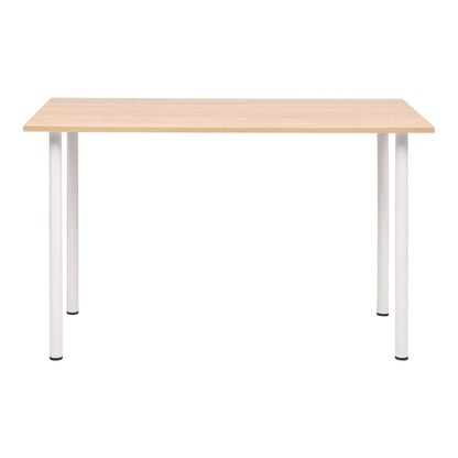 Tavolo da Pranzo 120x60x73 cm Rovere e Bianco