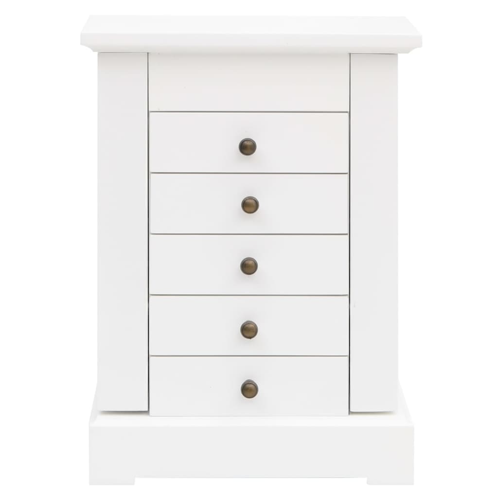 Armadietto per Gioielli con Specchio in MDF 25x13,5x34 cm
