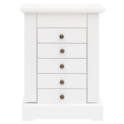Armadietto per Gioielli con Specchio in MDF 25x13,5x34 cm