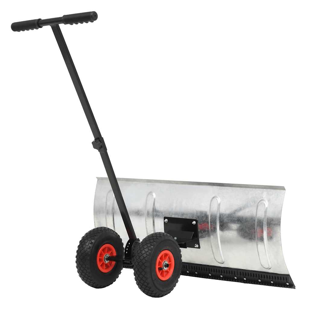 Spazzaneve Manuale con Ruote 100x44 cm