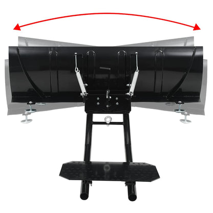 Spazzaneve per ATV 120x38 cm Nero
